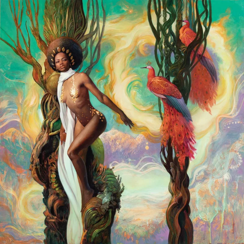 Julie Bell Painting @ fantazia.ink (12)