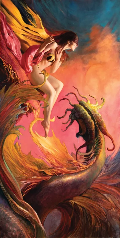 Julie Bell Painting @ fantazia.ink (13)