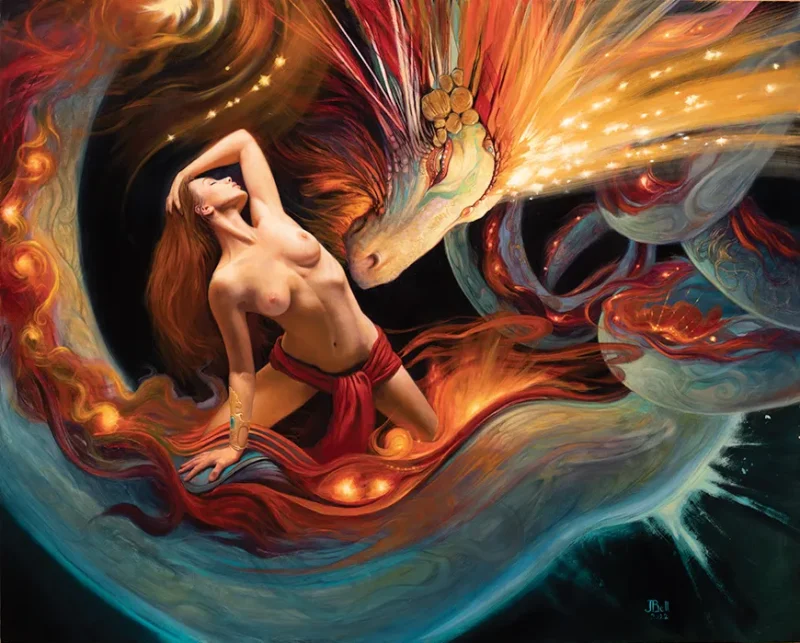 Julie Bell Painting @ fantazia.ink (14)